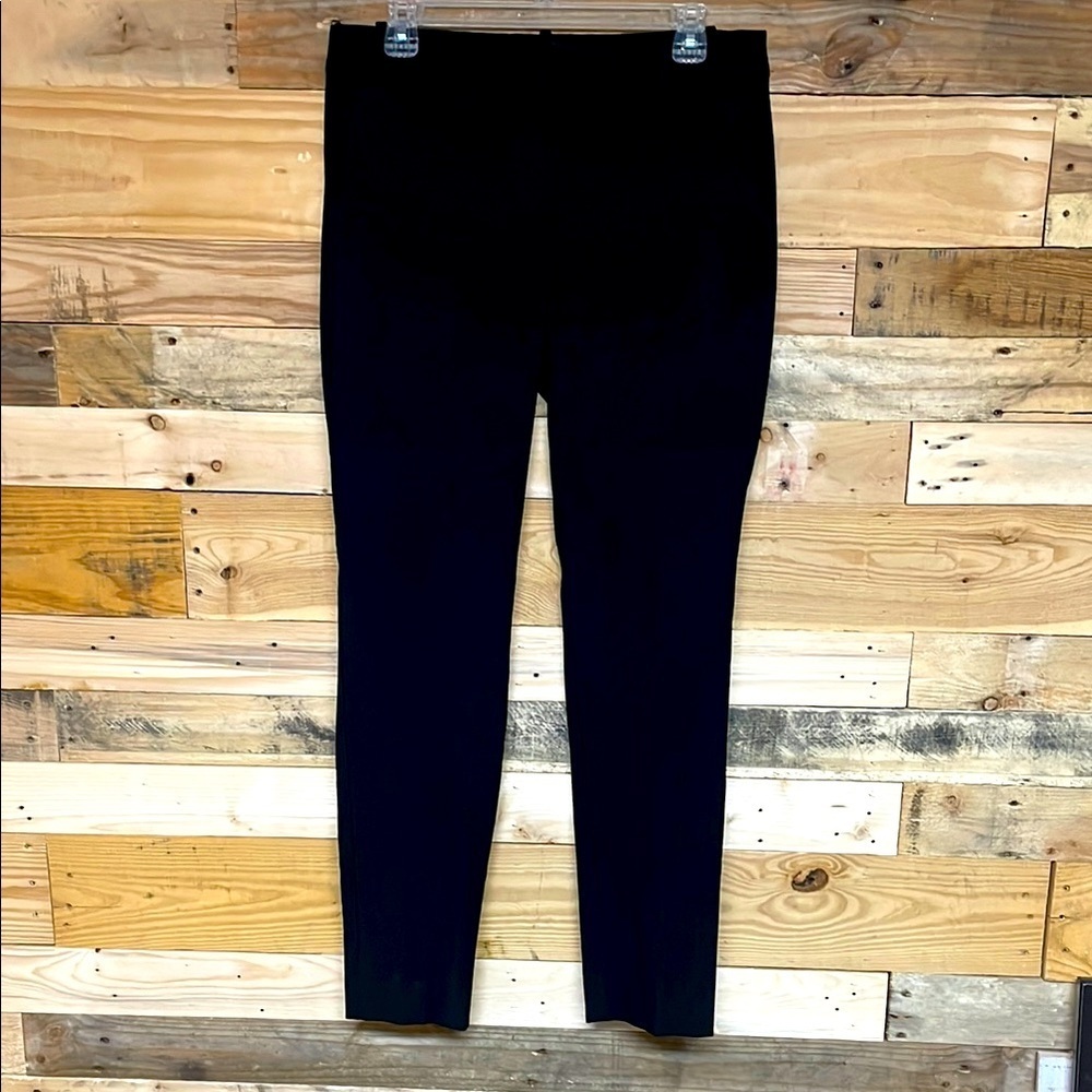 J. Crew size 10 Black High Waisted Straight Leg Ruby Pants with Pockets